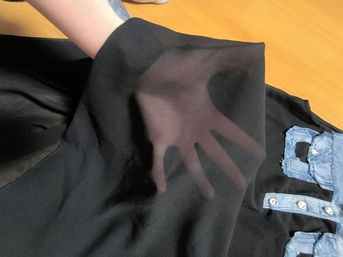 Haut long effet jean - photo numéro 3