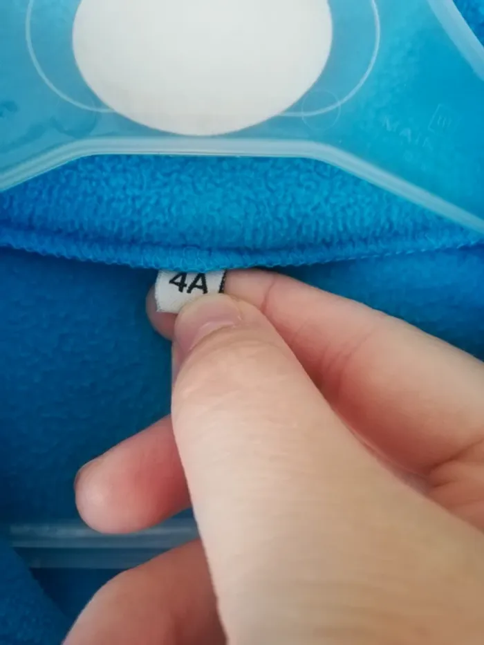 Veste polaire bleu turquoise T4ans - photo numéro 3
