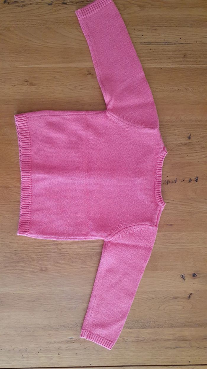Gilet rose 12 mois - photo numéro 4