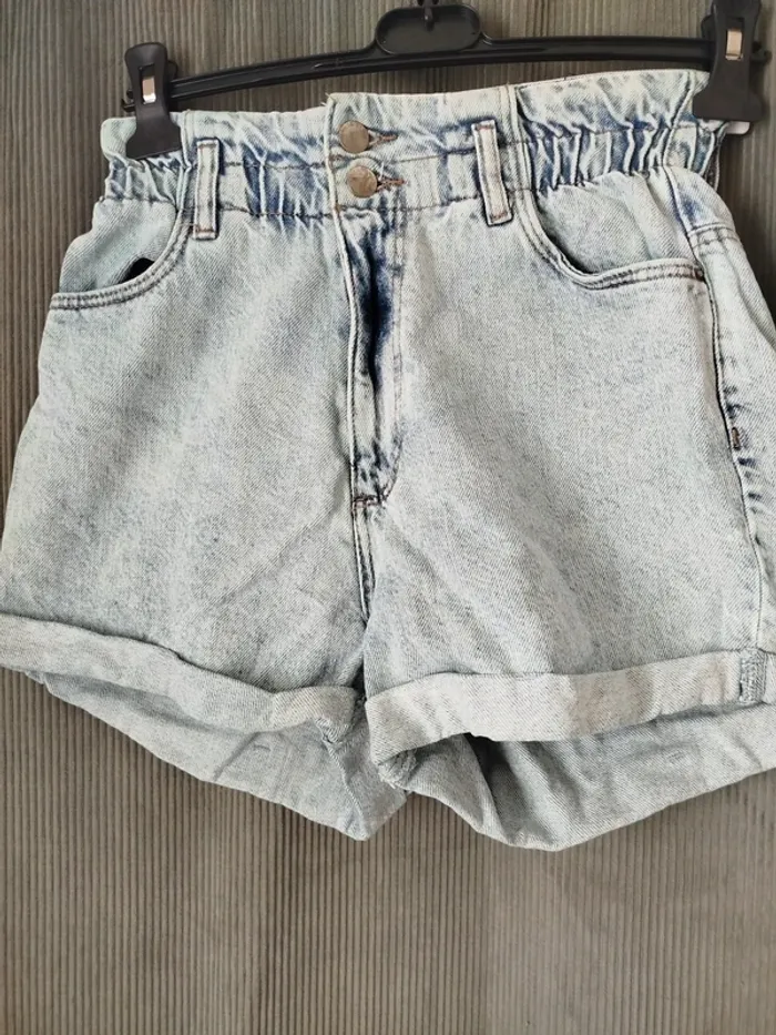 Short en jean Taille haute