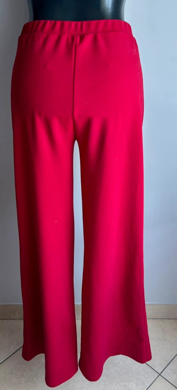 Pantalon rouge fluide Shein - Taille 36/38 - photo numéro 4