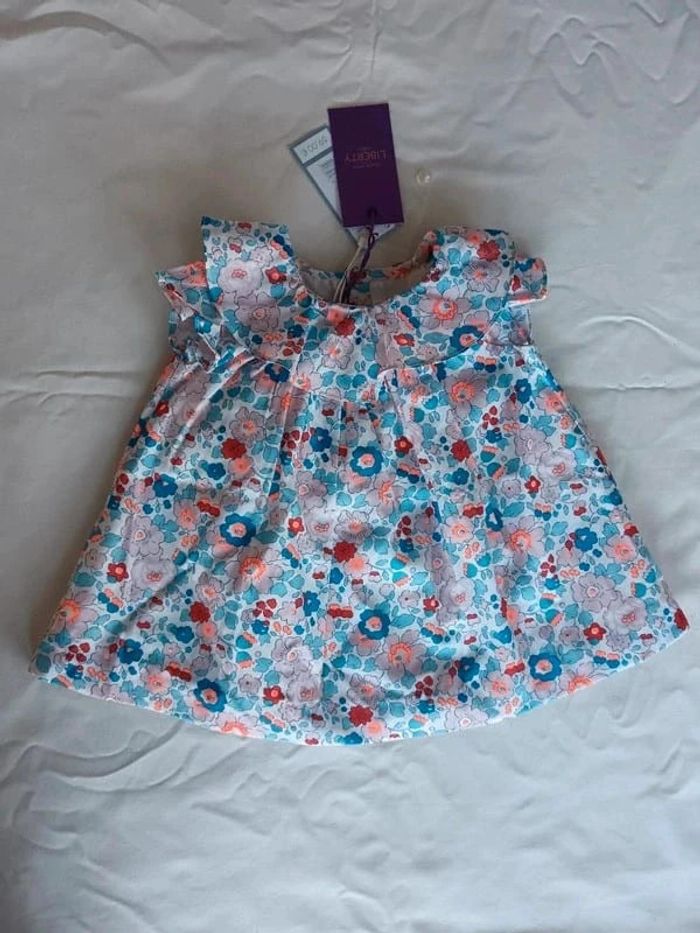 Robe Jacadi fleurie Liberty 1 mois neuve