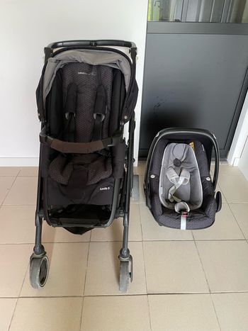 Poussette et cosy bébé confort