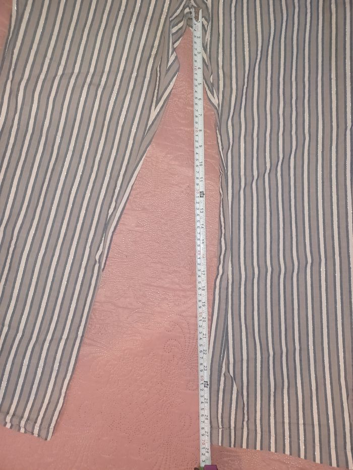 Bas de pyjama rayures femme taille 42/44 in extenso - photo numéro 8