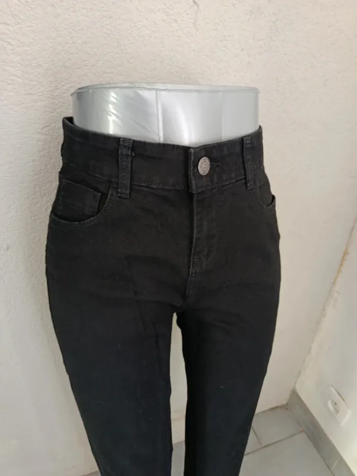 Pantalon noir skinny Taille 38 Kiabi - photo numéro 2