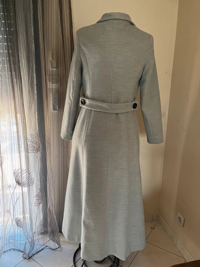 Manteau long femme gris Taille L - 40 - photo numéro 7