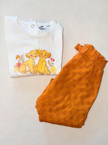 T-shirt pantalon 6mois Disney