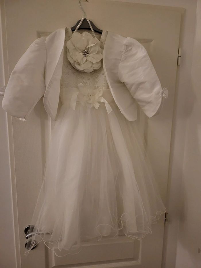 Robe cérémonie 10 ans + gilet + sac à main + serre-tête - photo numéro 4