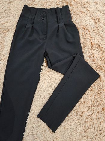 Pantalon noir taille haute XS
