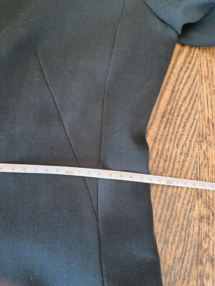 Jolie Pardessus noir Miēl taille 42 made Canada - photo numéro 14