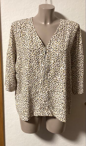 Blouse manches 3/4 taille 42