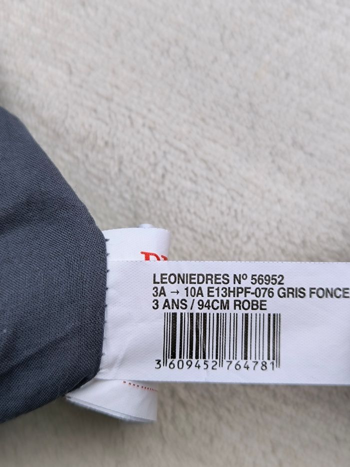 Robe velours fille DPAM 3 ans - photo numéro 9