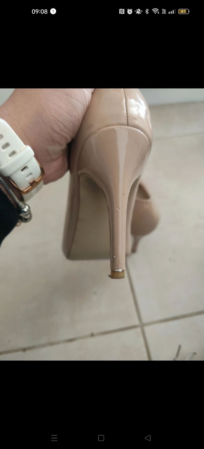 Escarpins beige 38 - photo numéro 8