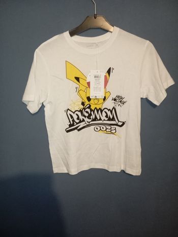 T-shirt Pokémon Pikachu "High Voltage" - Neuf avec étiquette - 9/10 ans