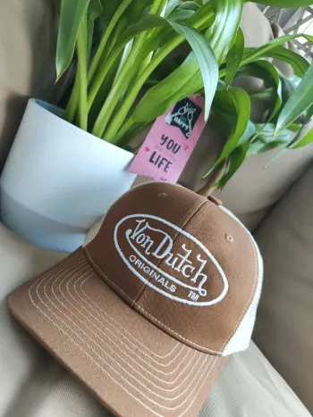 Casquette Trucker Von Dutch marron