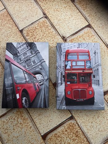 Lot de 2 cadres Londres