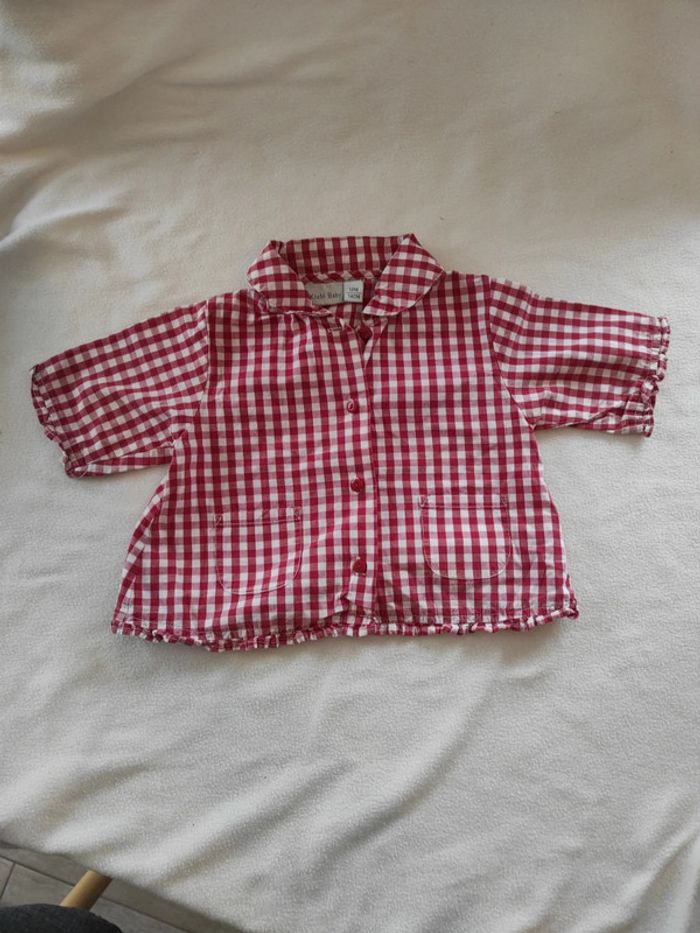 Chemise 12 mois mixte