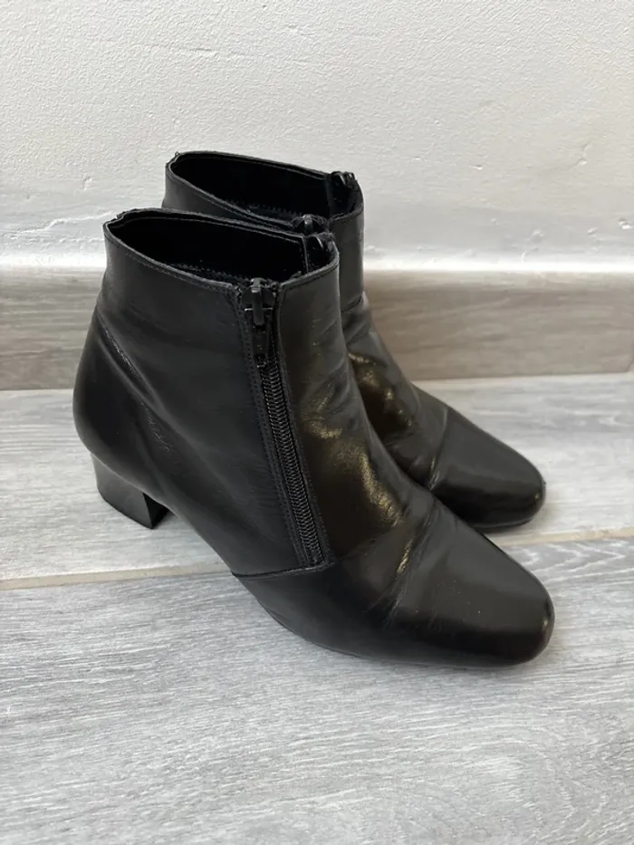 Bottines cuir souple 38 - photo numéro 2