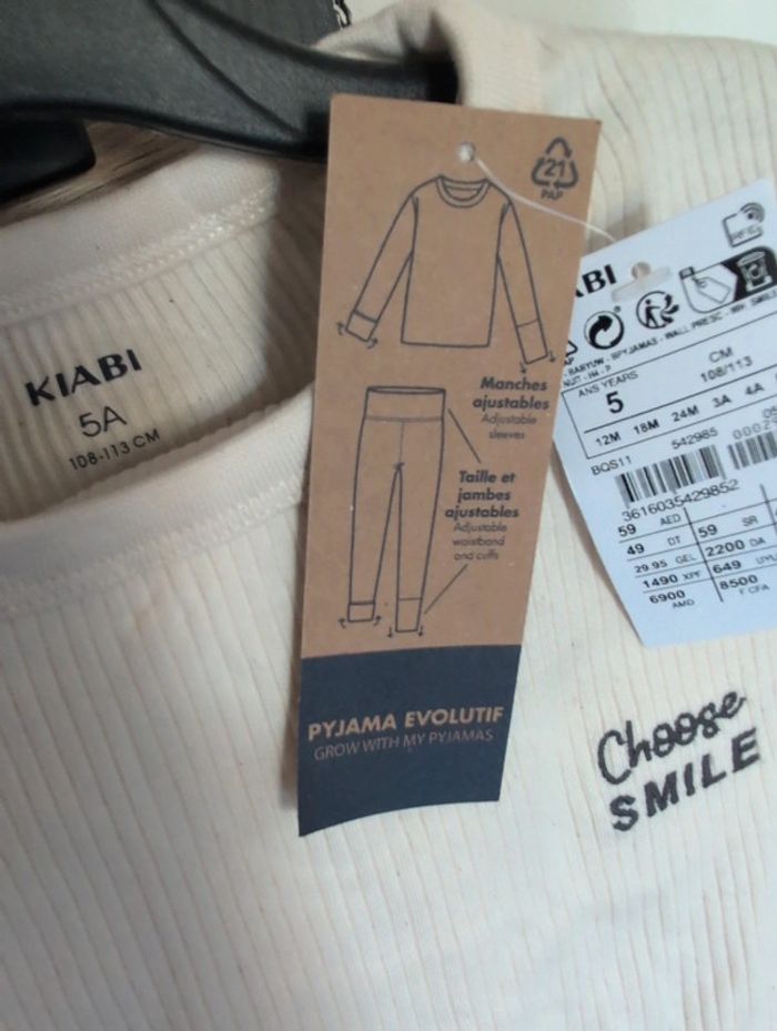 Pyjama évolutif 5 ans - photo numéro 2