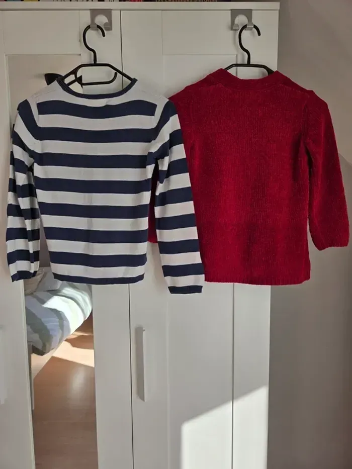 Lot 2 gilets pulls enfant fille taille 8 ans C&A - photo numéro 4