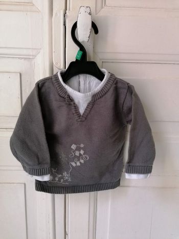 Pull garçon 6 mois
