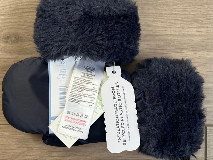 Moufles imperméables T-2 en fausse fourrure avec doublure en micro polaire Jacadi T-8/12 ans - photo numéro 5