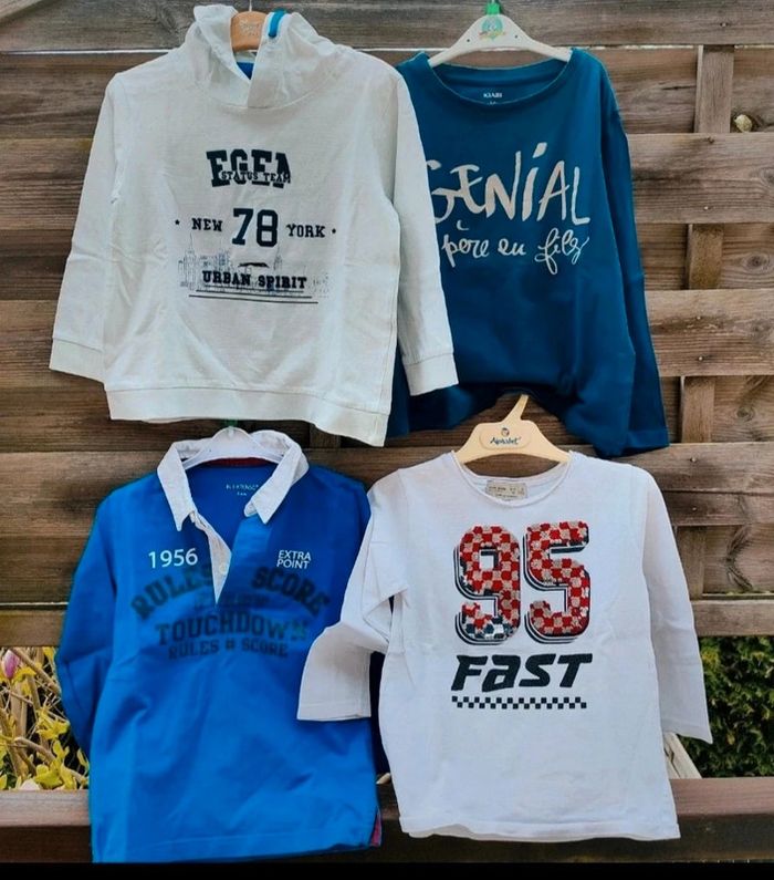 T-shirts manches longues 5 ans garçon