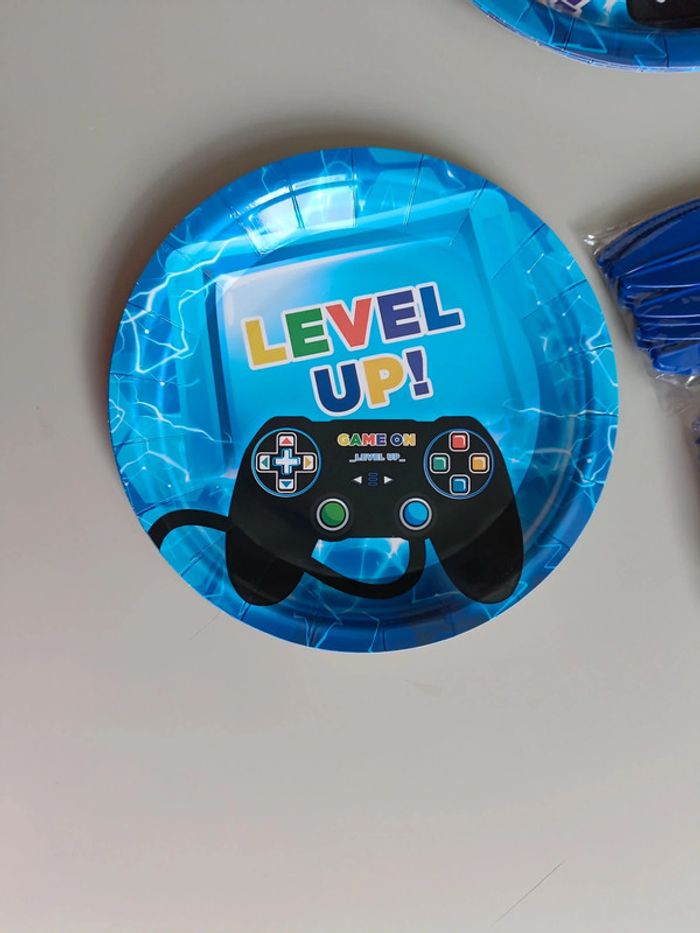 Lot anniversaire gamer gaming bleue - photo numéro 6