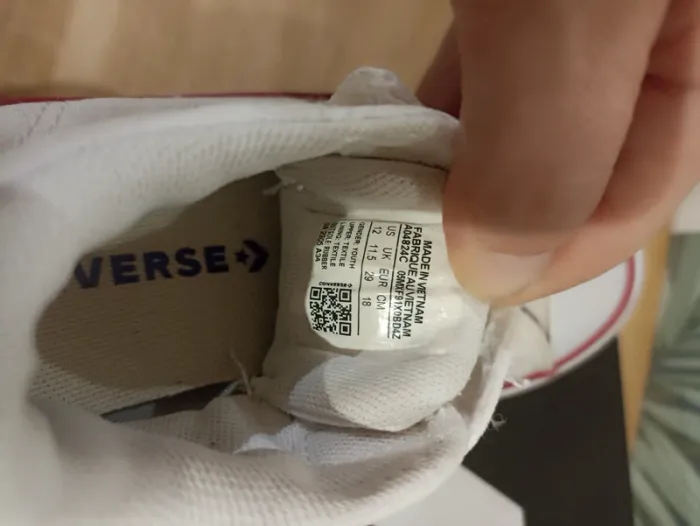 Baskets converse blanches taille 29 - photo numéro 10