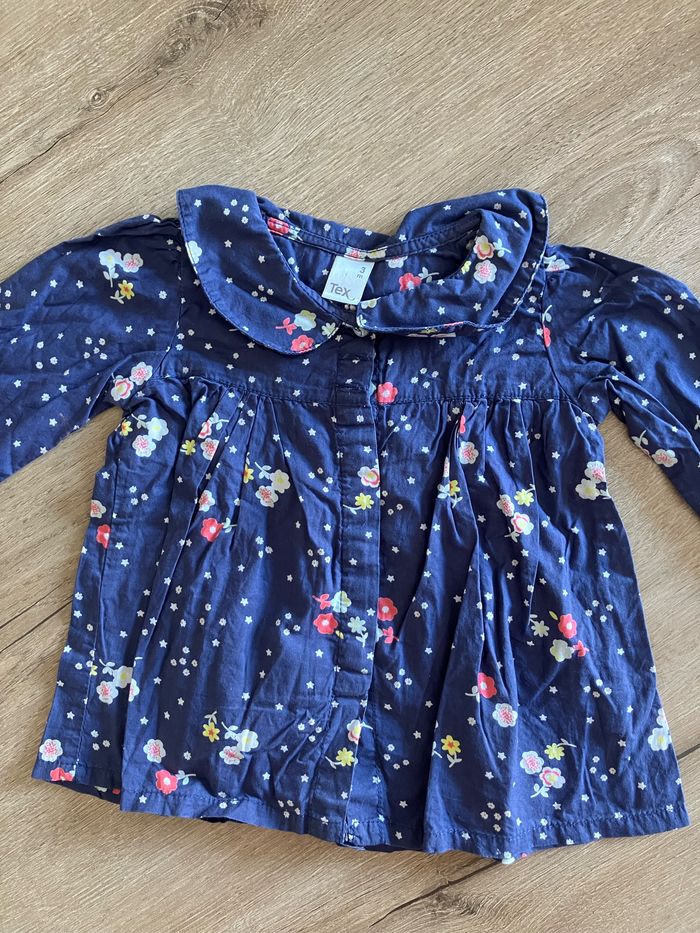 Blouse ML à col 3 mois 🌺 - photo numéro 2