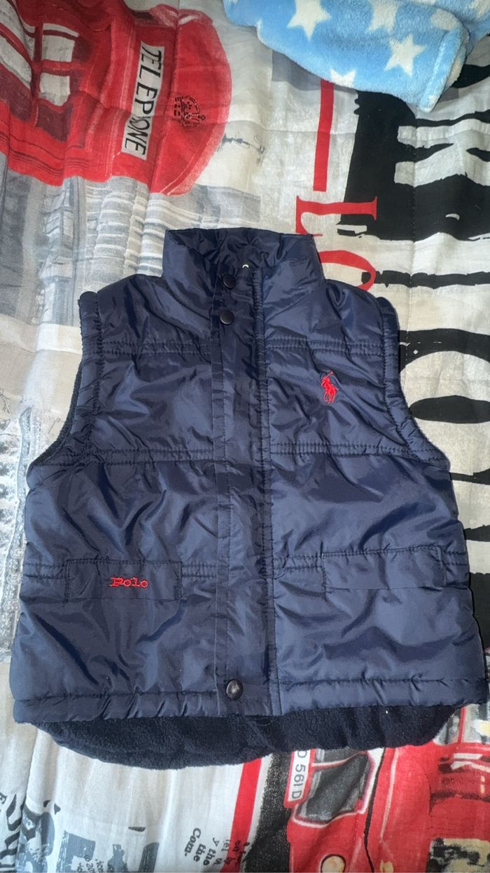 Gilet doudoune manche courte Raph Lauren