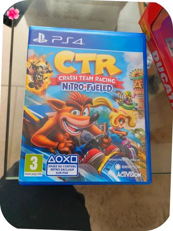 jeu ps4 ctr nitro fueled crash team racing