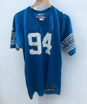 Maillot NFL jersey Elliss Detroit Lions Vintage Puma Mens Small