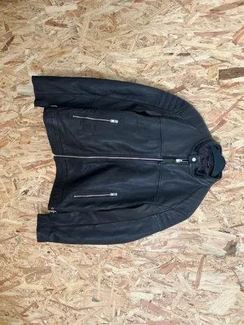 Veste en cuir mango MNG