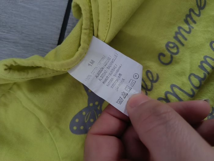 t-shirt manche longue 1 mois - photo numéro 4