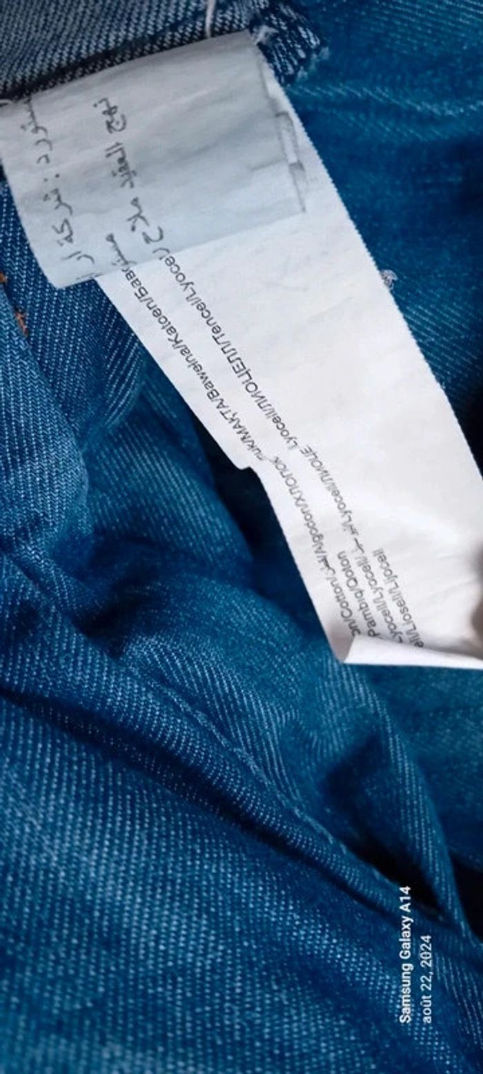 Jupe en jean plissée taille élastique bleu fille 10 ans tape à l oeil - photo numéro 12