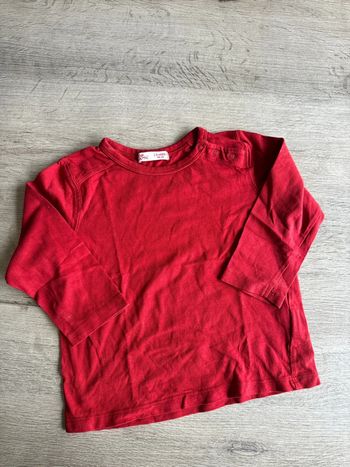 T shirt uni bordeaux du pareil au même 24 mois