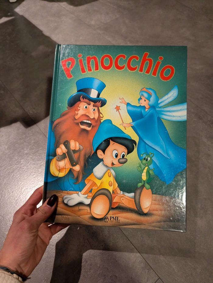 Livre Pinocchio vintage 1994