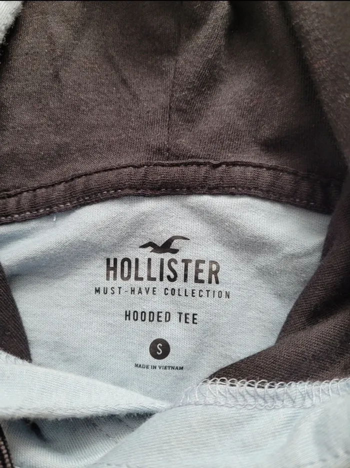 T-shirt à capuche Hollister taille S - photo numéro 3