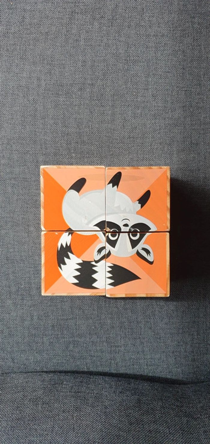 Cubes puzzles en bois - photo numéro 5