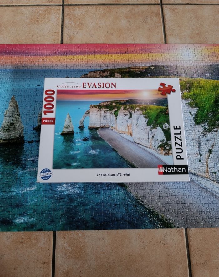 Puzzle 1000 pièces falaise d'Étretat - photo numéro 4