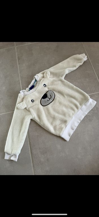 Sweat pull polaire pilou pilou 24 mois