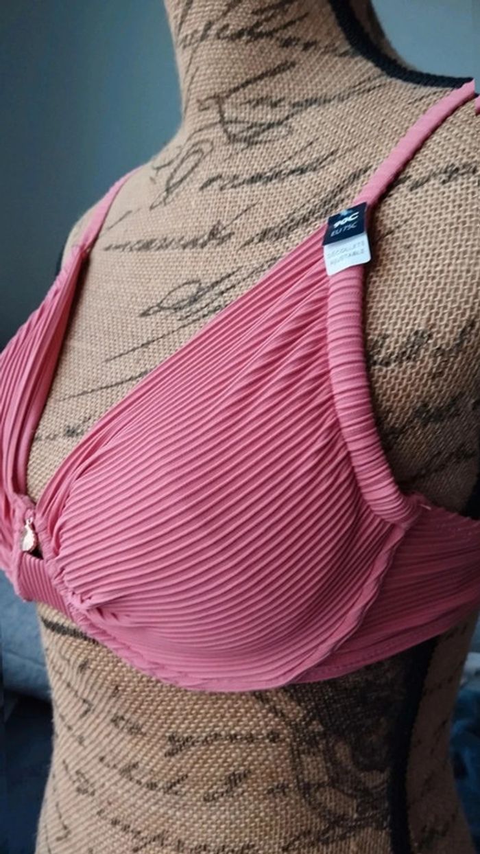 Haut de maillot de bain rose taille 90c - photo numéro 5