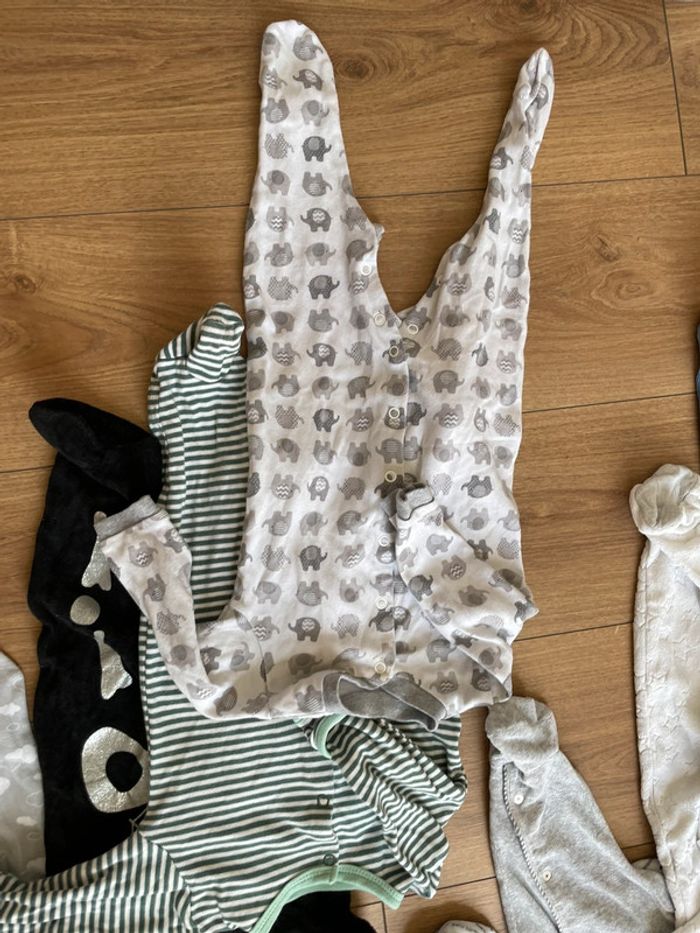 Lot 14 pyjama manche longue ouverture avant - photo numéro 7