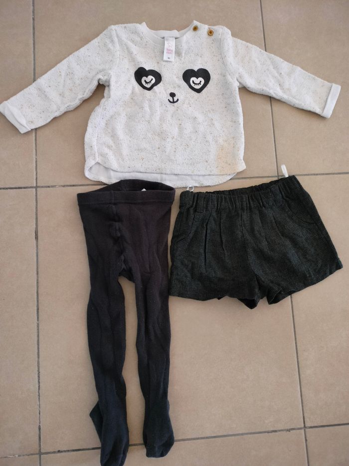 Ensemble fille 80 cm