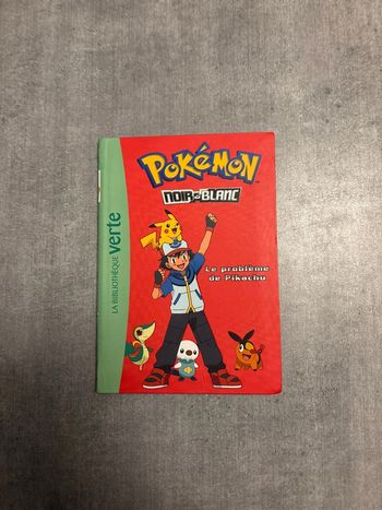 Livre Pokémon, noir et blanc, le problème de Pikachu