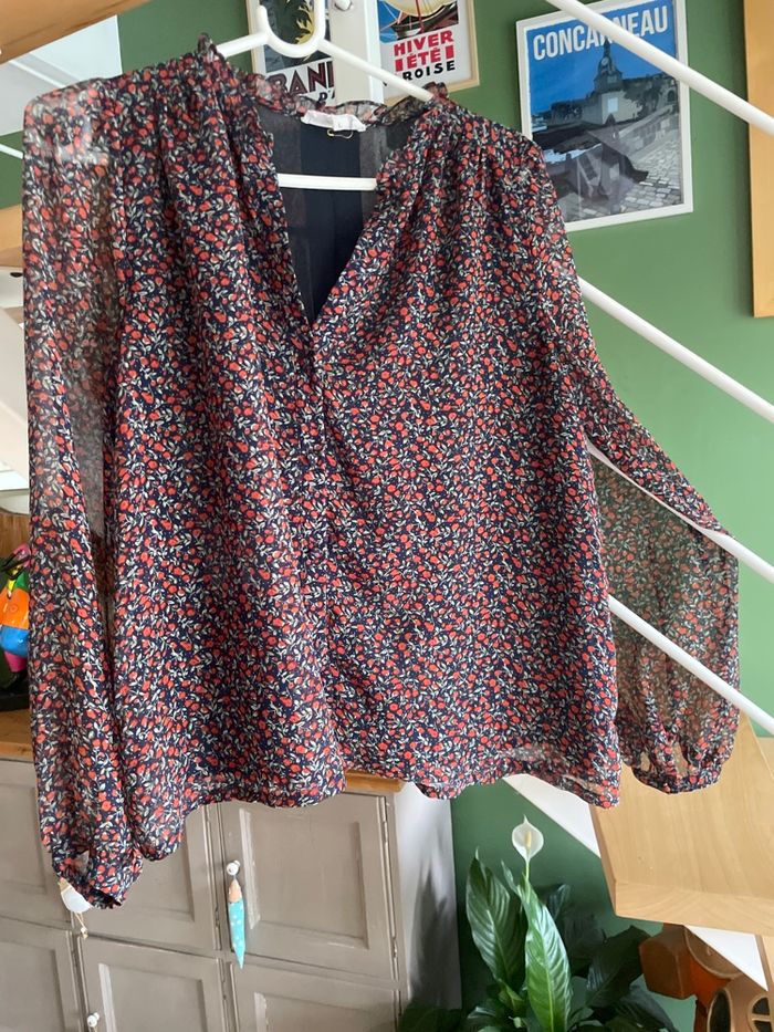 Chemisier manches transparentes - photo numéro 3