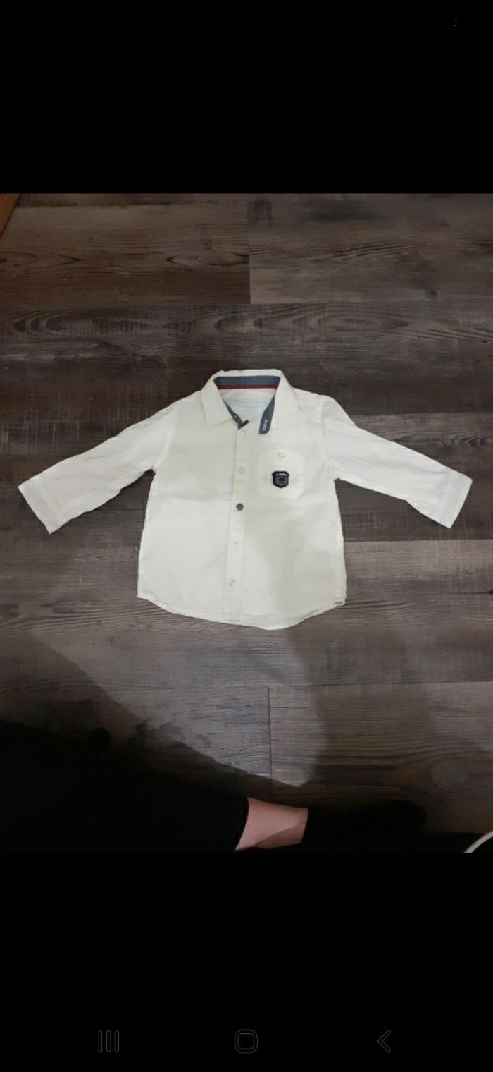 Chemise blanche garçon