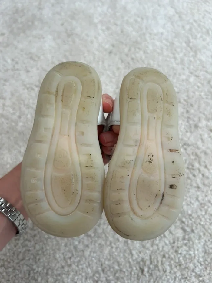 Paire de chaussures vernies de type sandales blanches fille -19 - DPAM - photo numéro 3