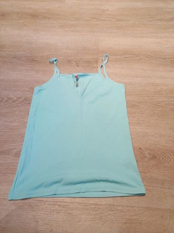 Débardeur turquoise